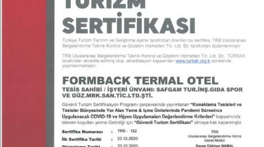 FORMBACK TERMAL OTEL