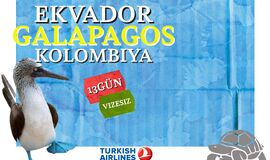 GALAPAGOS EKVADOR KOLOMBIYA TURLARI - 13 GÜN TÜRK HAVAYOLLARI